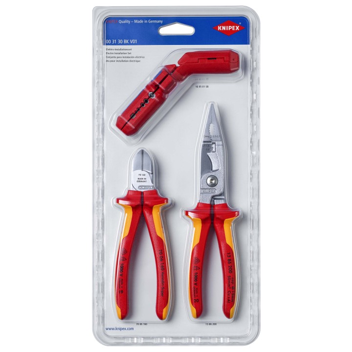 00 31 30 BK V01 KNIPEX Electro Installation Σετ