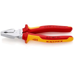 02 06 200 Πένσα Ατσαλοσύρματος με υπομόχλιο KNIPEX