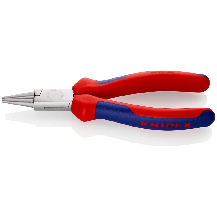 22 05 160 Μυτοτσίμπιδα με στρογγυλές σιαγόνες KNIPEX