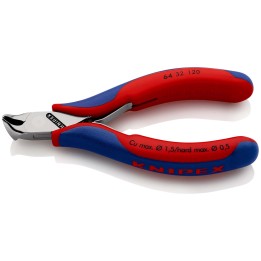 64 32 120 Εμπροσθοκόφτες ηλεκτρονικών KNIPEX