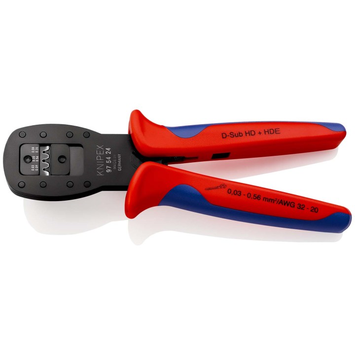 97 54 24 Πρέσα Ακροδεκτών για μικροακροδέκτες KNIPEX