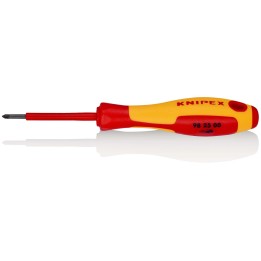 98 2500 Κατσαβίδι για σταυρόβιδες Pozidriv® PZ0 KNIPEX