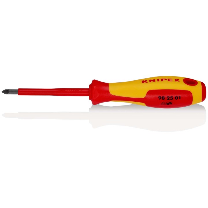 98 25 01 Κατσαβίδι για σταυρόβιδες Pozidriv® PZ1 KNIPEX