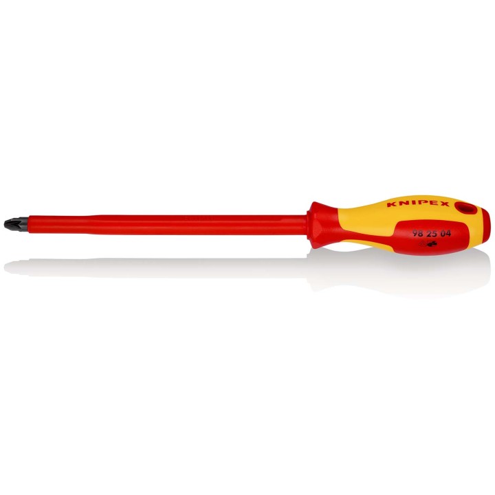 98 25 04 Κατσαβίδι για σταυρόβιδες Pozidriv® PZ4 KNIPEX