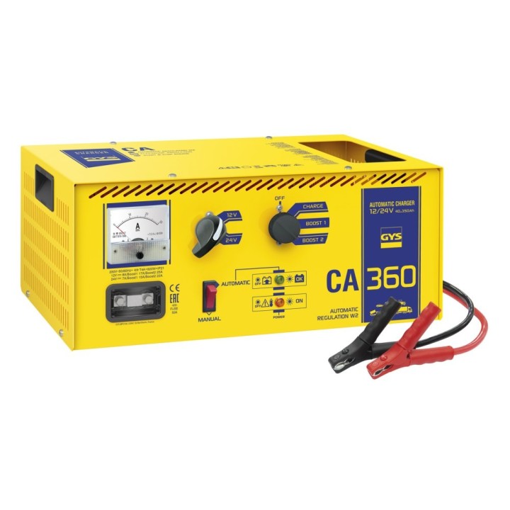CA 360 - 12/24V Επαγγελματικός αυτόματος φορτιστής GYS