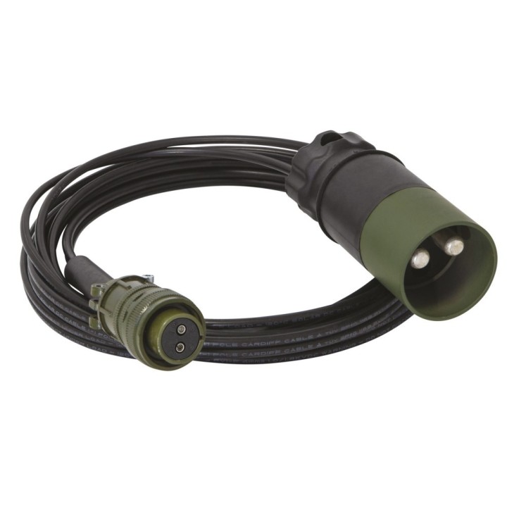 Φορτιστής Αξεσουάρ GYS Καλώδιο 5.0m - 4mm² NATO/ 2pin MALE CONNECTOR F