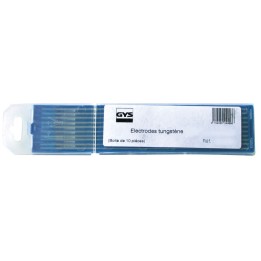 10 ηλεκτρόδια 150mm - Βολφράμιο WR2 - Τυρκουάζ : για AC/DC - Ø 2.0 mm