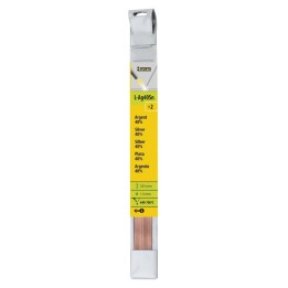2 βέργες σκληρής συγκόλλησης SILVER 40% Ø 1,5mm - L. 333mm / GYS