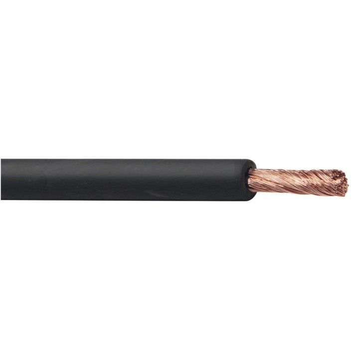 Μαύρο καλώδιο χαλκού - 50mm² - PVC Μόνωση - 100m / GYS