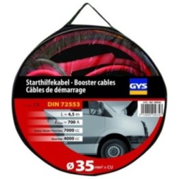 Καλώδια φόρτισης PRO 4/7L - μονωμένες τσιμπίδες - 700A - 35mm² – 4.5m