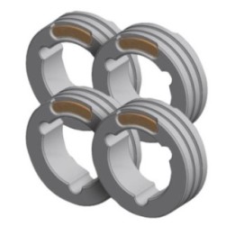 Αξεσουάρ Συγκόλλησης GYS ΣΕΤ OF 4 TWIN DRIVE ROLLS - STEEL CORED Σύρμα