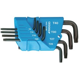 H 43 TX-88 Συλλογή γωνιακών κλειδιών TORX T9-T40, 8 τεμάχια GEDORE | P
