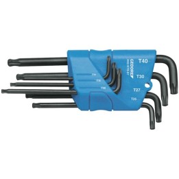 H 43 KTX-07 Συλλογή γωνιακών κλειδιών TORX T10-T40, 7 τεμάχια GEDORE |