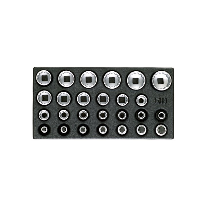 1500 ES-D 19 Συλλογή από καρυδάκια 1/2in, προφίλ UD, σε μονάδα εργαλεί