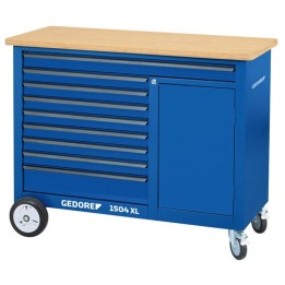 GEDORE Mobile workbench 1.25 m wide 1504 XL 1710 | PAM