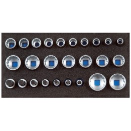1500 CT1-D 19 Συλλογή από καρυδάκια 1/2in, προφίλ UD, σε μονάδα 1/3 CT
