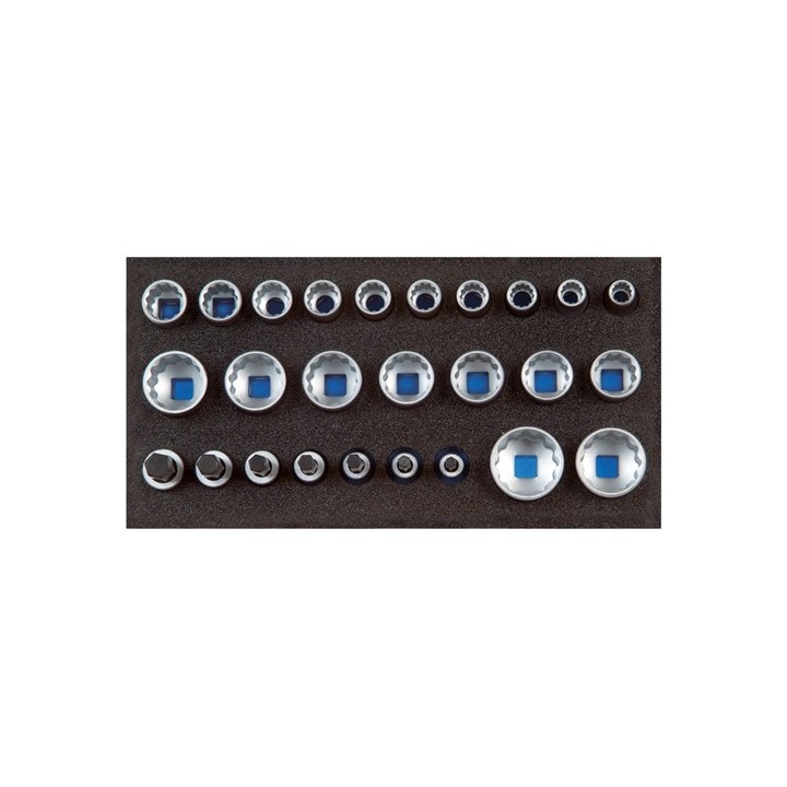 1500 CT1-D 19 Συλλογή από καρυδάκια 1/2in, προφίλ UD, σε μονάδα 1/3 CT