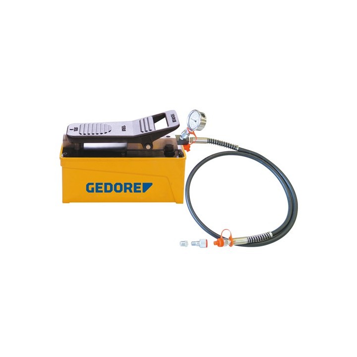 GEDORE Hydr. Pump με pressure Gauge, (air-driven) KL-0215-36 M28 | PAM