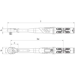 DMUK 100 Δυναμόκλειδο DREMASTER UK 1/2in, 20-100 Nm GEDORE | PAM