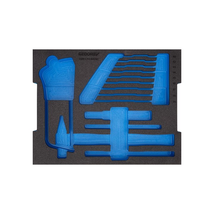 EI-1100 CT2-BASIC Αφρώδες ένθετο 2/2 L-BOXX 136, κενό GEDORE | PAM