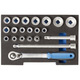 1100 CT1-19 Συλλογή από καρυδάκια 1/2in, σε μονάδα 1/2 L-BOXX 136 GEDO