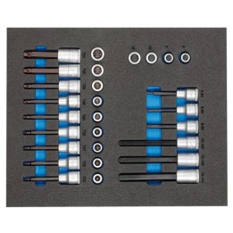 GEDORE Κατσαβίδι bit καρυδάκι σετ 1/2" in CT tool module TS CT2-ITX19