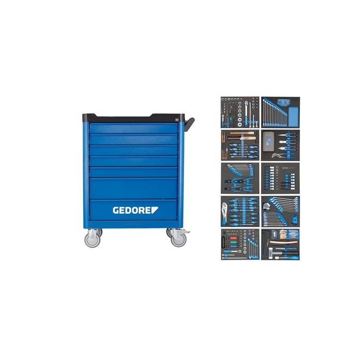 GEDORE Tool trolley με assortment WSL-L-TS-308 | PAM