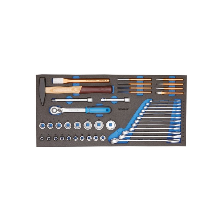 GEDORE Tool assortment in CT-module 43 pcs 1110 CTB3-01 | PAM