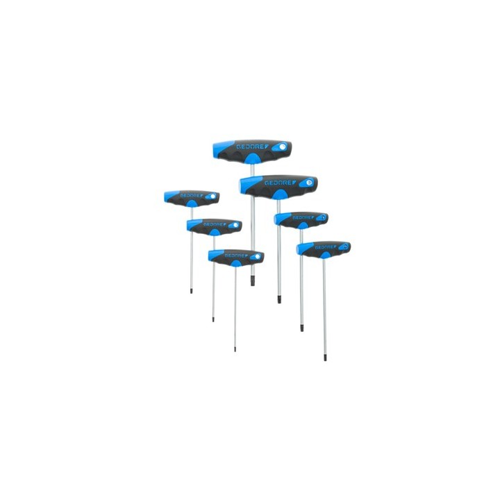 2142 TX-007 Σετ Κλειδιών inTin με λαβή 2C-T TORX, 7 τεμαχίων GEDORE |