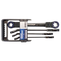 GEDORE Double Articulated Ratchet Ring Spanner KL-4443-30 | PAM