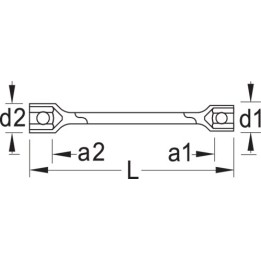 27 24x27 Μπουλονόκλειδο 24x27 mm GEDORE | PAM