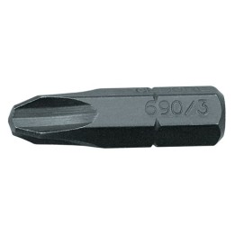 690 3 L S-010 Μύτη κατσαβιδιού 1/4in, οικονομικό πακέτο 10 τμχ., PH 3