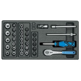 1500 ES-20 Συλλογή από καρυδάκια 1/4in, σε μονάδα εργαλείων 1/3 ES GED