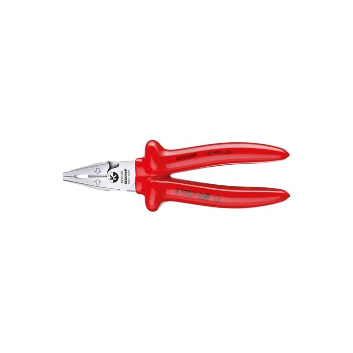 VDE 8250-200 Πένσες γενικής χρήσης βαρέως τύπου VDE με μόνωση εμβάπτισ