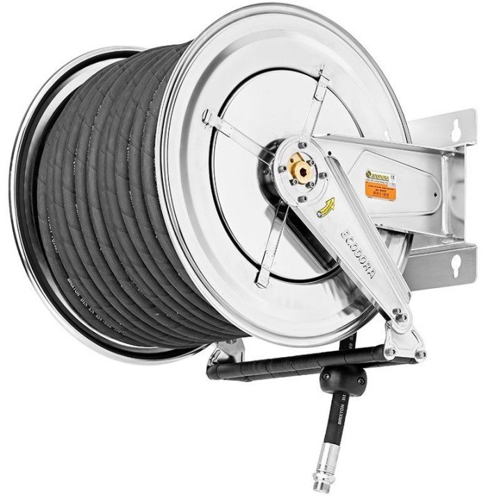 ECODORA 565/32 Ανοξείδωτος χάλυβας AISI 316 fixed hose reel σειράς 560