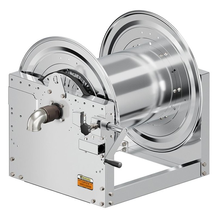 ECODORA 0E855001/6000 Χειροκίνητο καρούλι σωλήνα in ανοξείδωτος χάλυβα