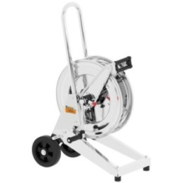 ECODORA 246534/35 Χειροκίνητο trolley mounted hose reel in ανοξείδωτος