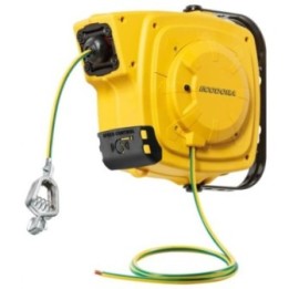 ECODORA 0E1065PF Καρούλι καλωδίου σειράς 280 γείωσης με τσιμπίδα 50 A