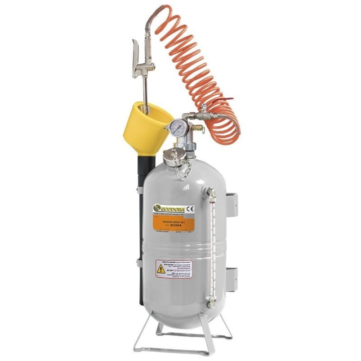 ECODORA 0E22018 Σταθερό βάση pressure sprayer 16 litres με δείκτη στάθ