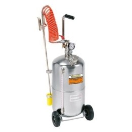 ECODORA 0E23026 Τροχήλατος ψεκαστήρας πίεσης 24 litres in ανοξείδωτος
