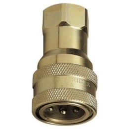 ECODORA 0E33126 Θηλυκός ταχυσύνδεσμος με check valve, thread G 3/4" (f
