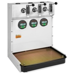 ECODORA 0E37686 Wall mounted oil bar με 3 taps, 3 digital meters και δ