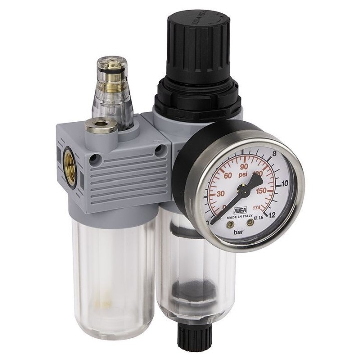 ECODORA 0E37812 Pressure regulator με condensate drain και air lubrica