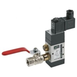 ECODORA 0E39287 Solenoid valve 24 V DC με hole για air discharge - G 1