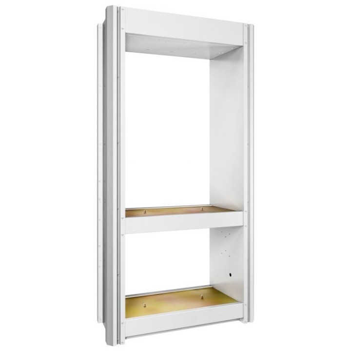 ECODORA 0E39317 Double sided στήλη σέρβις με 2 στηρίγματα για 6 καρούλ