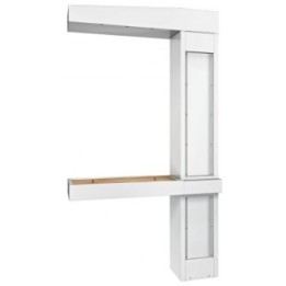 ECODORA 0E39324 Double sided στήλη σέρβις για 4 καρούλια σωλήνα