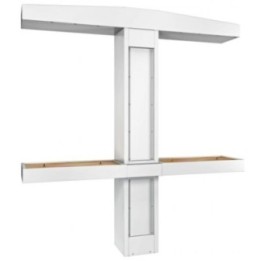 ECODORA 0E39328 Double sided στήλη σέρβις για 8 καρούλια σωλήνα