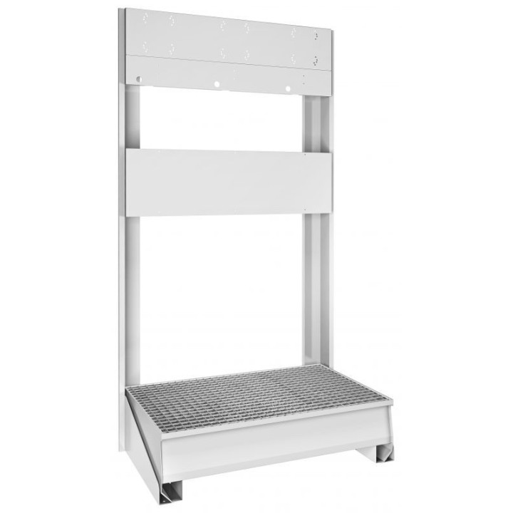 ECODORA 0E39351 Frontal στήλη σέρβις για 2 καρούλια σωλήνα με containm