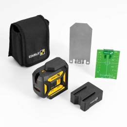 Laser STABILA Cross line plus plumb point laser LAX 320 G, 5 pcs set